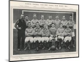 Everton Everton Football Club 1st Team 1905-1906 Season-null-Mounted Photographic Print