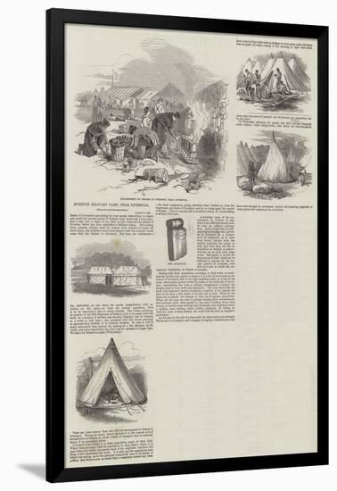 Everton Military Camp, Near Liverpool-null-Framed Giclee Print