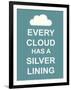 Every Cloud Has A Silver Lining-The Vintage Collection-Framed Art Print