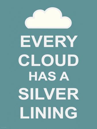 Every Cloud Has A Silver Lining' Posters - The Vintage Collection |  AllPosters.com