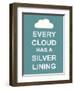 Every Cloud Has A Silver Lining-The Vintage Collection-Framed Art Print