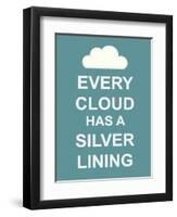 Every Cloud Has A Silver Lining-The Vintage Collection-Framed Art Print