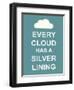 Every Cloud Has A Silver Lining-The Vintage Collection-Framed Art Print