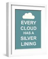 Every Cloud Has A Silver Lining-The Vintage Collection-Framed Art Print