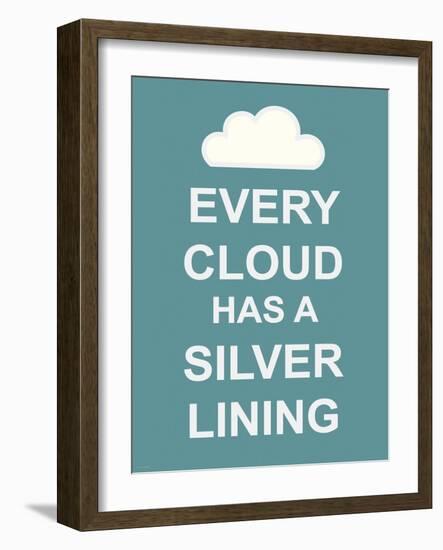 Every Cloud Has A Silver Lining-The Vintage Collection-Framed Art Print