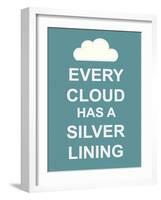 Every Cloud Has A Silver Lining-The Vintage Collection-Framed Art Print