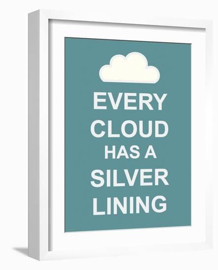 Every Cloud Has A Silver Lining-The Vintage Collection-Framed Art Print