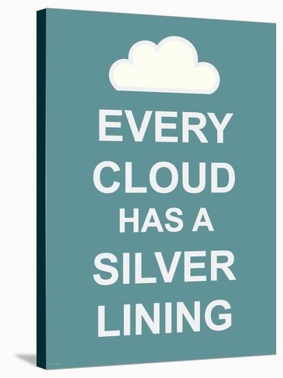 Every Cloud Has A Silver Lining-The Vintage Collection-Stretched Canvas