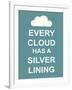 Every Cloud Has A Silver Lining-The Vintage Collection-Framed Art Print