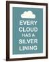 Every Cloud Has A Silver Lining-The Vintage Collection-Framed Art Print