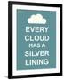 Every Cloud Has A Silver Lining-The Vintage Collection-Framed Art Print