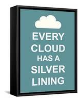 Every Cloud Has A Silver Lining-The Vintage Collection-Framed Stretched Canvas