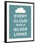 Every Cloud Has A Silver Lining-The Vintage Collection-Framed Art Print