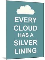 Every Cloud Has A Silver Lining-The Vintage Collection-Mounted Art Print