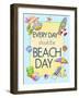 Every Day Is Beach Day-Kimura Designs-Framed Giclee Print