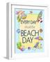 Every Day Is Beach Day-Kimura Designs-Framed Giclee Print