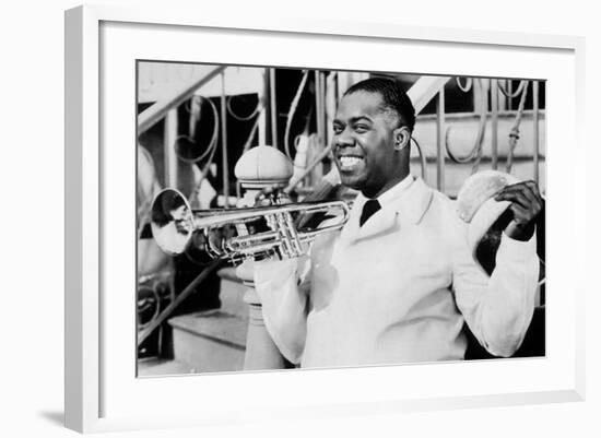 Every Day's a Holiday by Edward Sutherland with Louis Armstrong 1938-null-Framed Photo