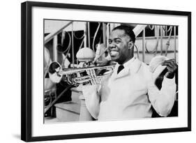 Every Day's a Holiday by Edward Sutherland with Louis Armstrong 1938-null-Framed Photo