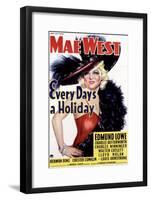 Every Day's a Holiday, Mae West, 1937-null-Framed Art Print