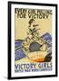 Every Girl Pulling for Victory-Edward Penfield-Framed Art Print