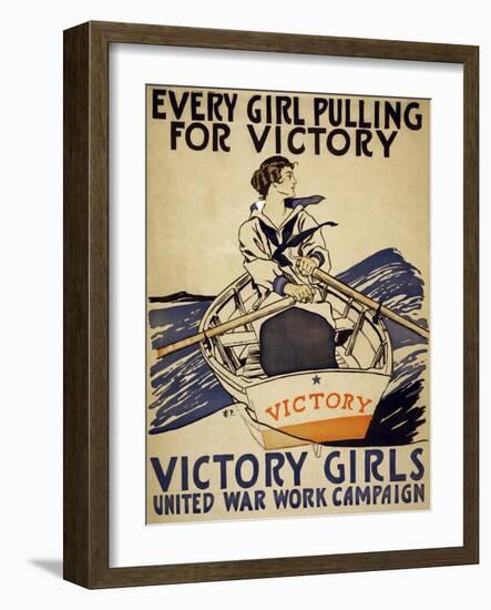 Every Girl Pulling for Victory-null-Framed Giclee Print