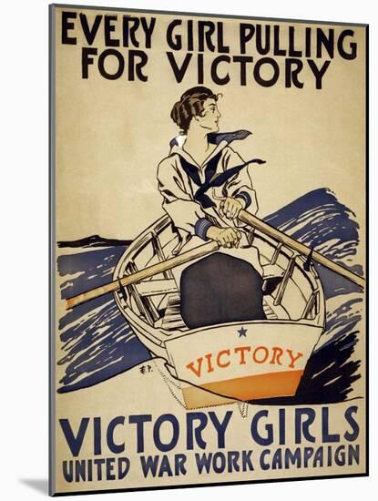 Every Girl Pulling for Victory-null-Mounted Giclee Print