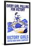 Every Girl Pulling for Victory-Edward Penfield-Framed Art Print