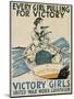 Every Girl Pulling for Victory-Edward Penfield-Mounted Giclee Print