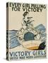 Every Girl Pulling for Victory-Edward Penfield-Stretched Canvas