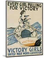 Every Girl Pulling for Victory-Edward Penfield-Mounted Premium Giclee Print