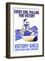 Every Girl Pulling for Victory-Edward Penfield-Framed Art Print