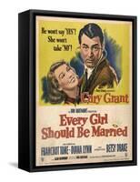 Every Girl Should Be Married, 1948, Directed by Don Hartman-null-Framed Stretched Canvas