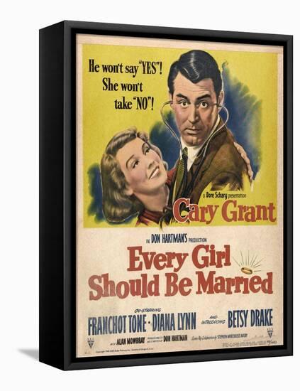 Every Girl Should Be Married, 1948, Directed by Don Hartman-null-Framed Stretched Canvas