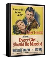 Every Girl Should Be Married, 1948, Directed by Don Hartman-null-Framed Stretched Canvas