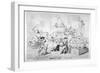 Every Man Has His Price - Sir Rt Walpole, Market Day, Sic Itur Ad Astra, 1788-James Gillray-Framed Giclee Print