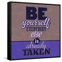 Everybody Else Is Already Taken 1-Lorand Okos-Framed Stretched Canvas
