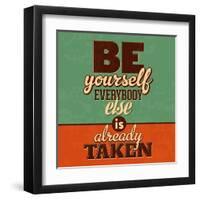 Everybody Else Is Already Taken-Lorand Okos-Framed Art Print