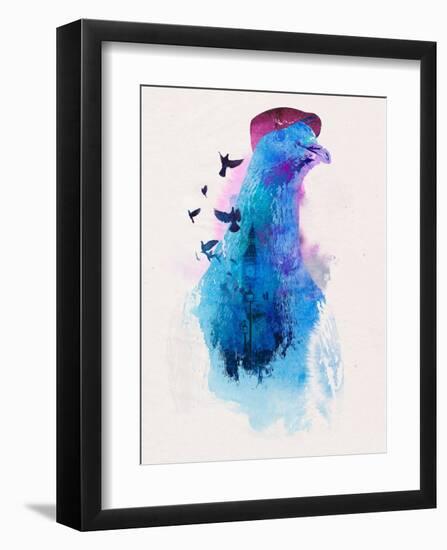 Everybody Flies to London-Robert Farkas-Framed Art Print