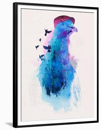 Everybody Flies to London-Robert Farkas-Framed Premium Giclee Print