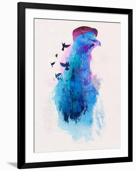 Everybody Flies to London-Robert Farkas-Framed Art Print