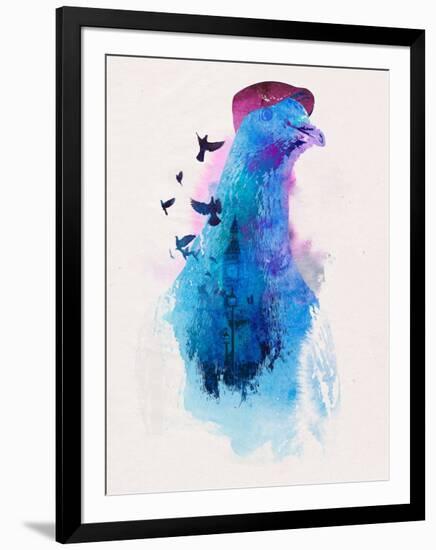 Everybody Flies to London-Robert Farkas-Framed Art Print