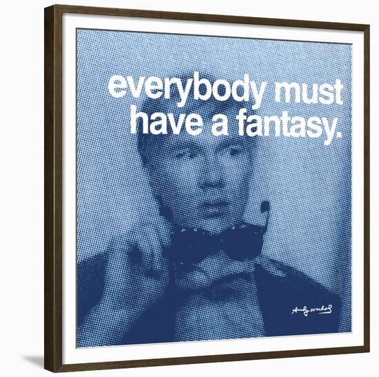 Everybody must have a fantasy-null-Framed Art Print