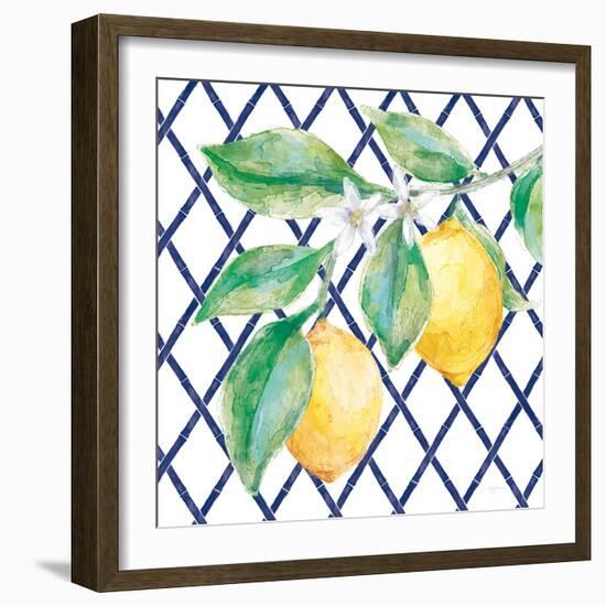 Everyday Chinoiserie Lemons II-Mary Urban-Framed Art Print