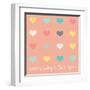 Everyday I Love You on Pink-Shelley Lake-Framed Art Print