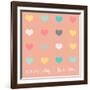 Everyday I Love You on Pink-Shelley Lake-Framed Art Print