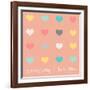 Everyday I Love You on Pink-Shelley Lake-Framed Art Print