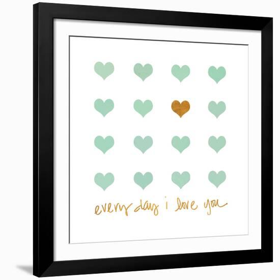 Everyday I Love You-Shelley Lake-Framed Art Print