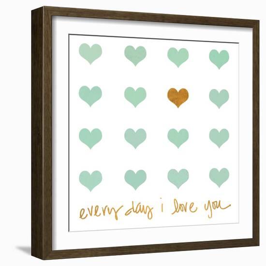 Everyday I Love You-Shelley Lake-Framed Art Print