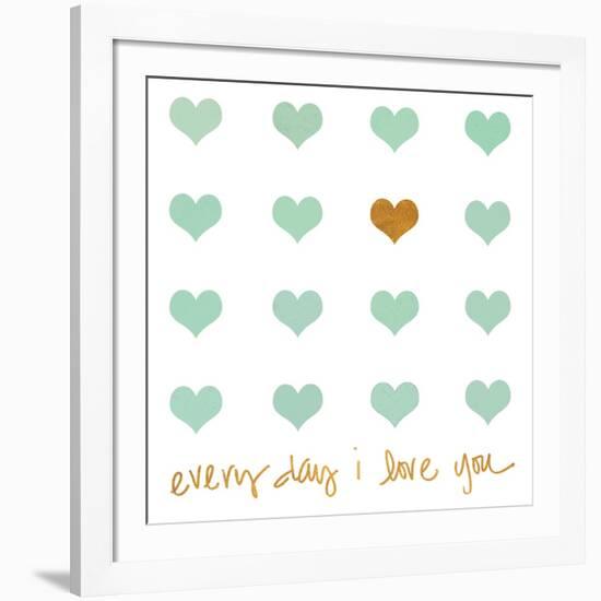 Everyday I Love You-Shelley Lake-Framed Art Print