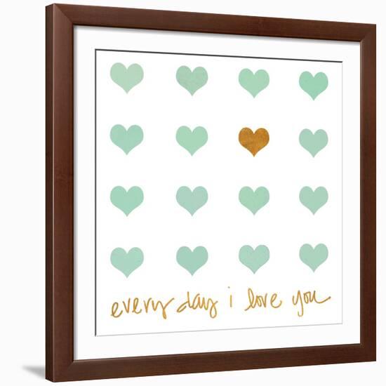 Everyday I Love You-Shelley Lake-Framed Art Print